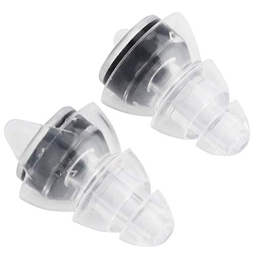 Ear Plugs, Noise Cancelling Ear Plugs Hearing Protection 27dB Noise Reduction Anti-Noise Earplugs for Concert, Bar, Party(Black)