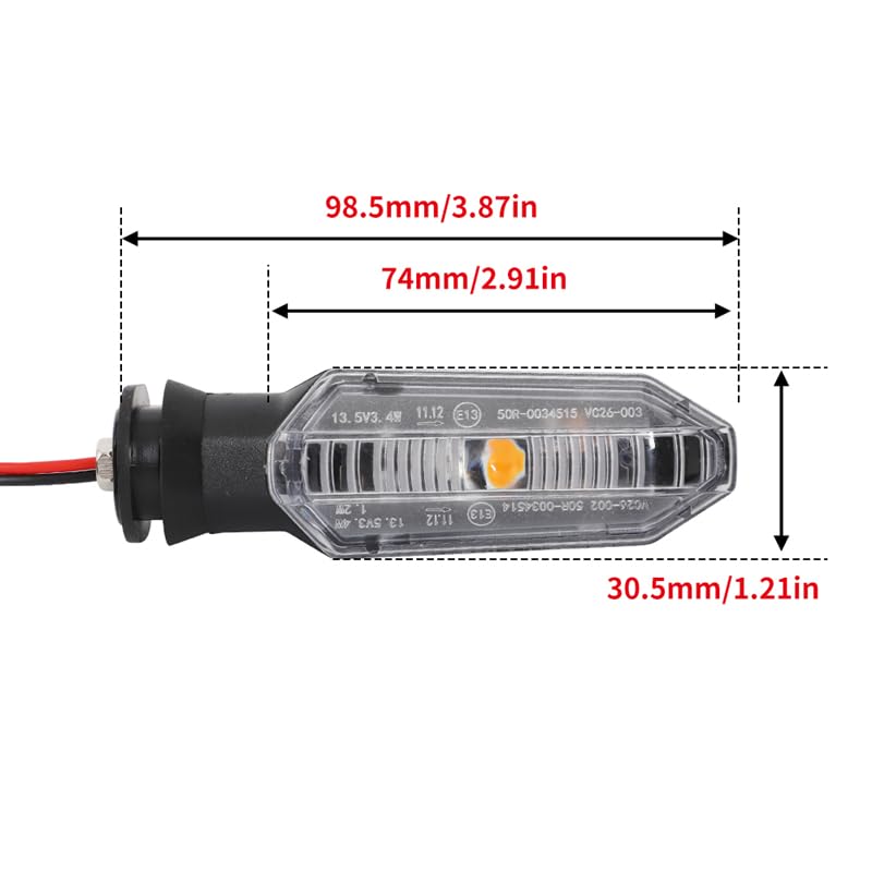 Clignotant pour NC 700X éclairage puissant feux de signalisation moto