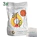 Produktbild air up Duft-Pods Pfirsich für airup Trinkflasche 3er Pack (3x3 Pods) plus usy Block