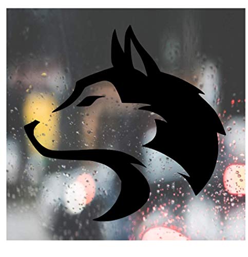 Siberian Husky Dog Vinyl Die Cut Decal Bumper Sticker Auto Graphics Car Side Decals Stickers Windows Cars Trucks Laptops Black
