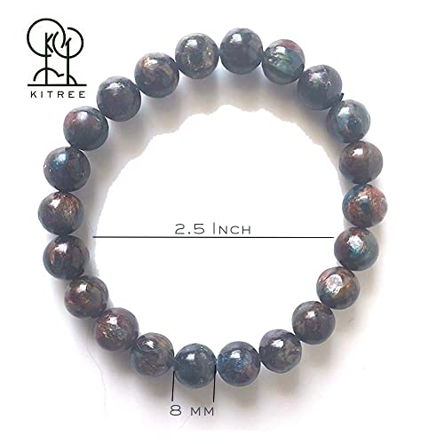 Image of HEALING AND SEMI-PRECIOUS CRYSTAL STONE BRACELET 8 MM ROUND FOR FENSHUI