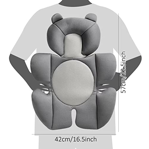 G Ganen Baby Comfort Support Cushion Stroller And Seat Comfort Cushion Insert Liner (Dark Grey) #TOP1