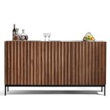 【Espace de rangement ajustable】Doté de 2 étagères réglables, ce meuble polyvalent vous permet d’adapter le rangement selon vos besoins. Ajustez facilement la hauteur des compartiments pour accueillir aussi bien de la vaisselle délicate que des appareils plus volumineux et optimiser ainsi votre organisation.