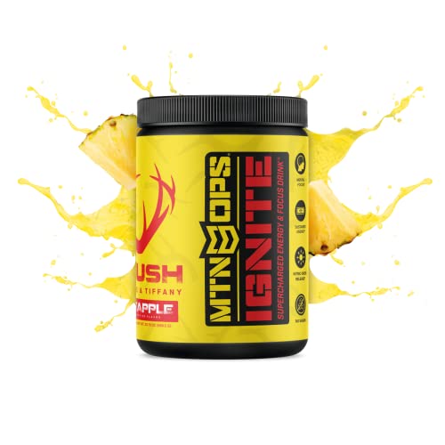 Mtn Ops Ignite Supercharged Energy Drink Mix 45-Serving Tub, Pineapple Crush #TOP28