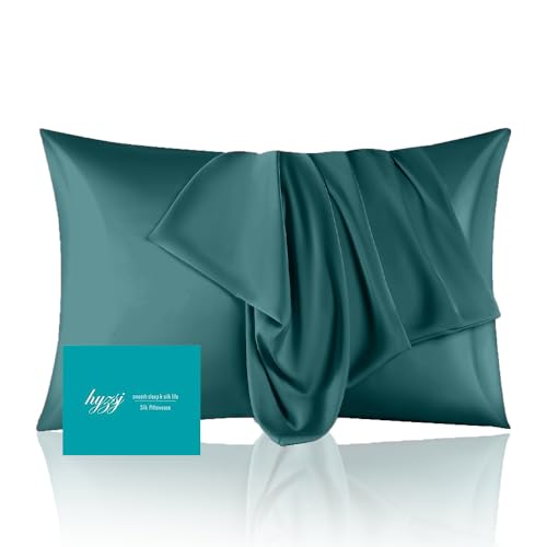 Mulberry Silk Pillowcase for Hair and Skin Queen Size,Silk Pillowcase 20X30 with Hidden Soft Breathable Smooth Cooling Pillow Covers for Sleeping,Gifts for Women Men - image 1