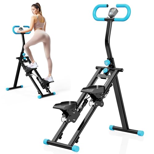 Image of Stair Stepper for Home, Vertical Climber Workout Machine with Handlebar for Full Body Exercise Stair Climber Machine with Stable Frame & 3 Adjustable Height