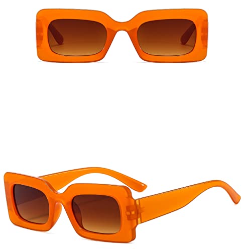 IKANOO Retro Rectangle Sunglasses for Women Vintage 90’s Candy Color Sunglasses Square Frame Y2K Eyewear3