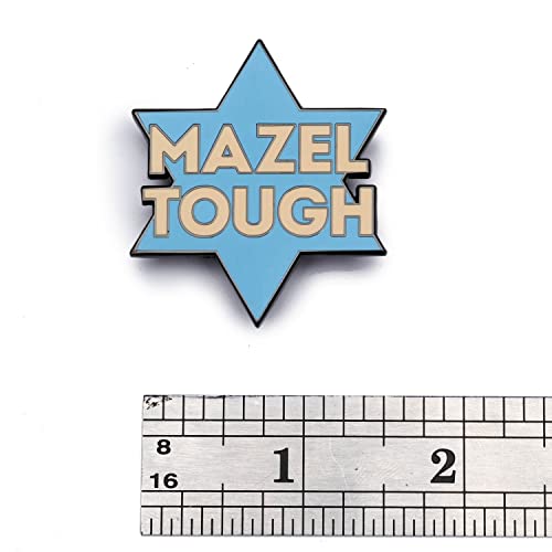 Mazel Tough Enamel Pin for Backpacks, Hats, Clothes or Gifting