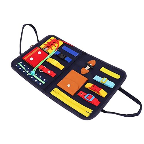 Horett Busy Board Felt Montessori 11,1 X 17,4 Pouces Jouet pour Autisme – vue 5