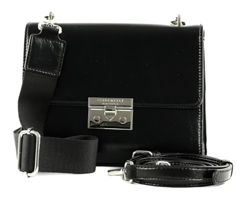 Kinda Crossbag Glossy Black SEIDENFELT MANUFAKTUR le sac compact pour garder les mains libres