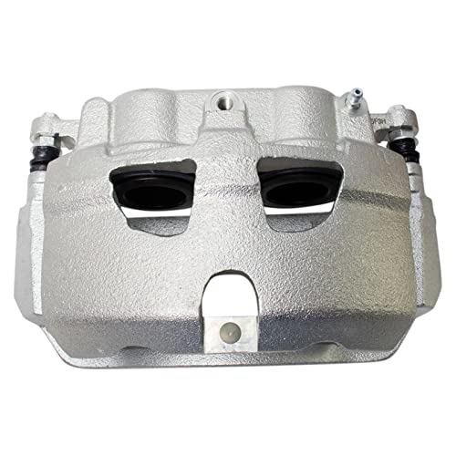 Image of TRQ Front Right Brake Caliper w /Bracket Passenger Side | For 2008-2014 Ford E-150 E-250 2008-2018 E-350 Super Duty 2008-2017 E-450 Super Duty