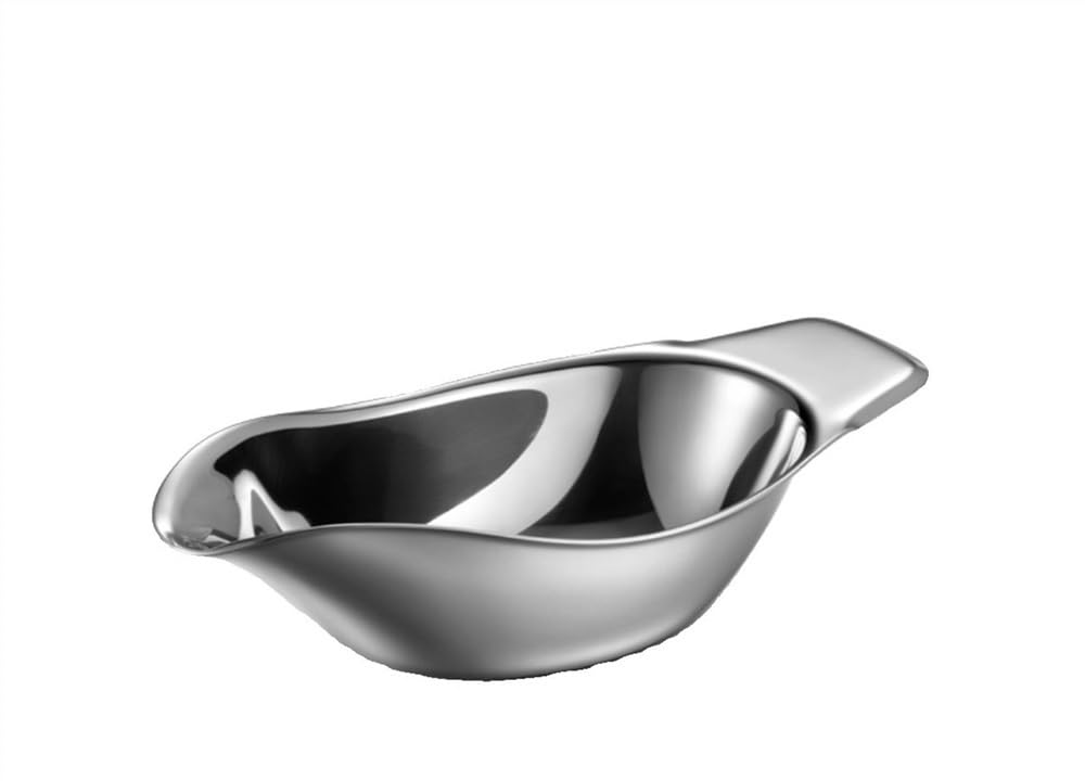 Saucière à steak en acier inoxydable de haute qualité au design épuré pour art de la table