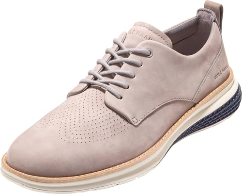 Cole Haan Cole Haan Men's Originalgrand Enerygweave Perforated Plain Toe Oxfords, Ironstone Nubuck/Midnight Moon, 9.5-M US