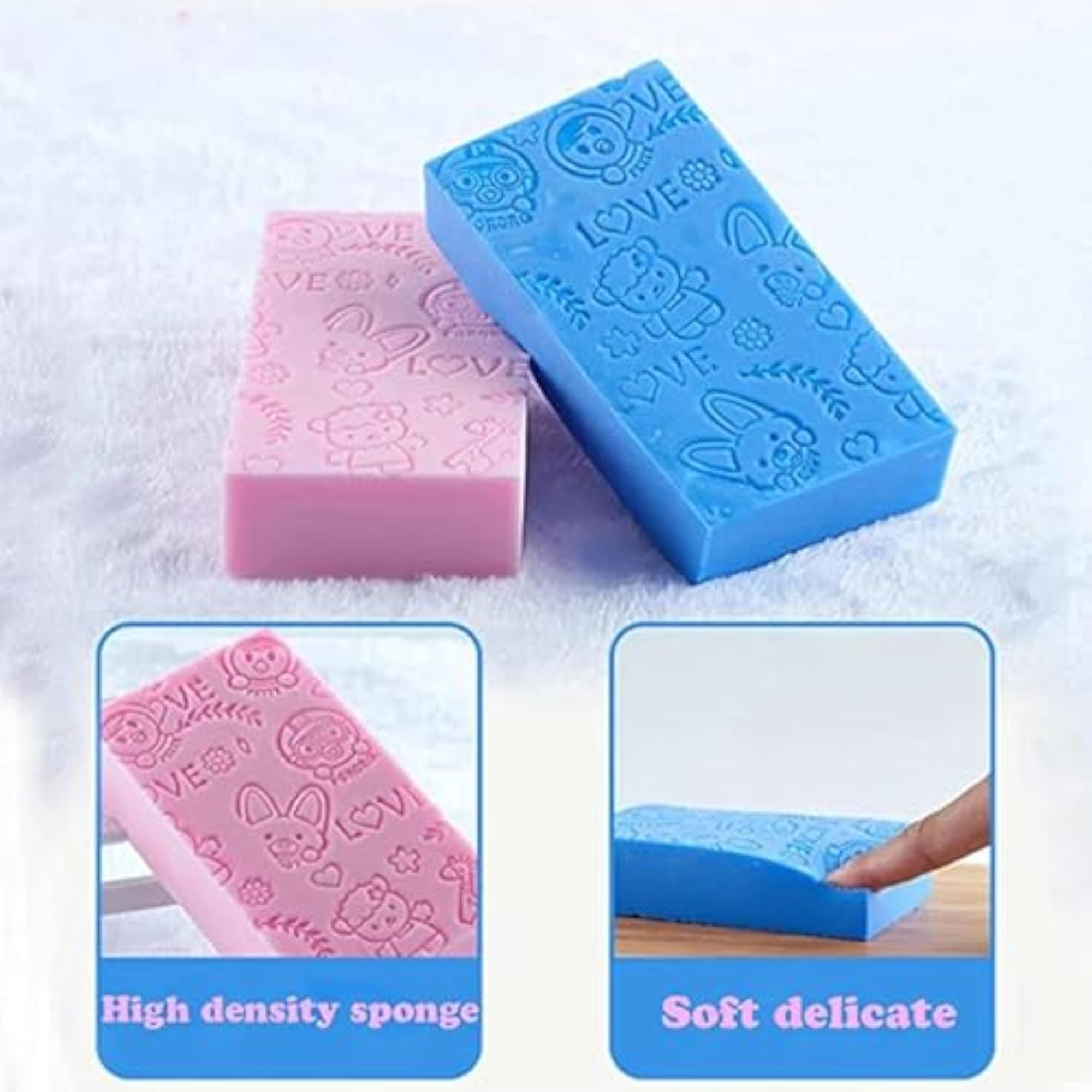 Compressed Cellulose Sponge for Kitchen Cleaning, Super Absorbent
