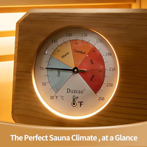 Dunuo 2-in-1 Sauna Thermometer Hygrometer