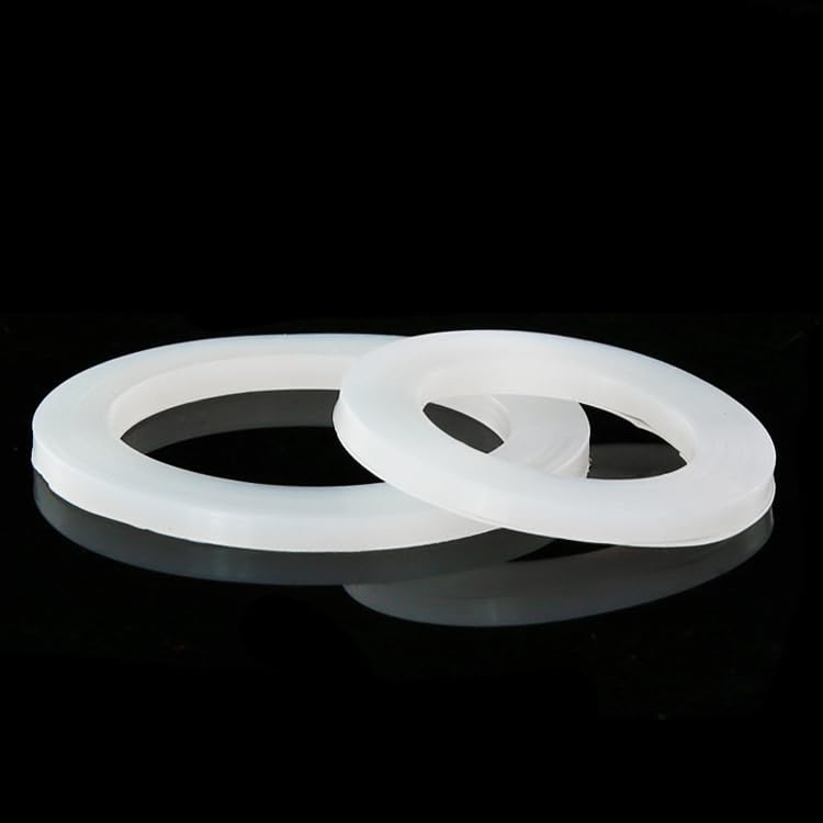 Hohitto Silicone Gasket Flat Washers, 20pcs Sealing Silicone Rings Gasket 24 x 14 x 3mm (OD x ID x Wall Thickness), Reusable Rubber Seal Washers for