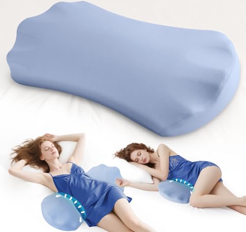 Lumbar Support Pillow for Sleeping – Memory Foam Lower Back Pillow for Bed for Back Pain Relief -...