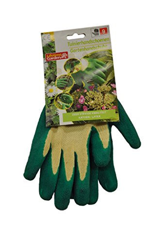 Lifetime Garden  - Guantes de Agarre, Color Verde