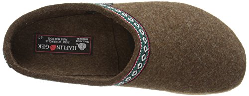Haflinger GZ65 Classic Grizzly Clog,Chocolate,40 EU/Women's 9 M US/Men's 7 M US
