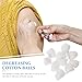 NOLITOY Pure Cotton Balls for Tattoos and Makeup, 12 Bags Pack, Non-Medical Degreasing Cosmetic Cotton Balls, Salon Supplies for Beauty Care and Skin Cleaning