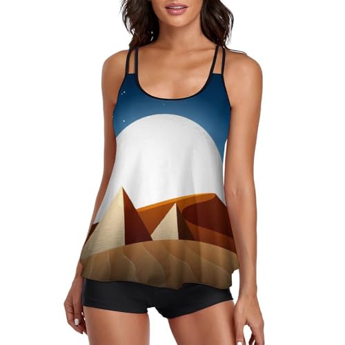 Robe de Plage et Tankini Lune pour Journée Ensoleillée en Famille