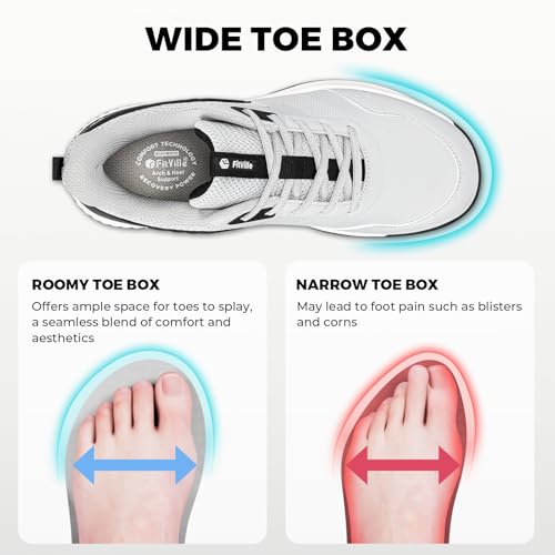 FitVille Wide Spikeless Golf Sneakers