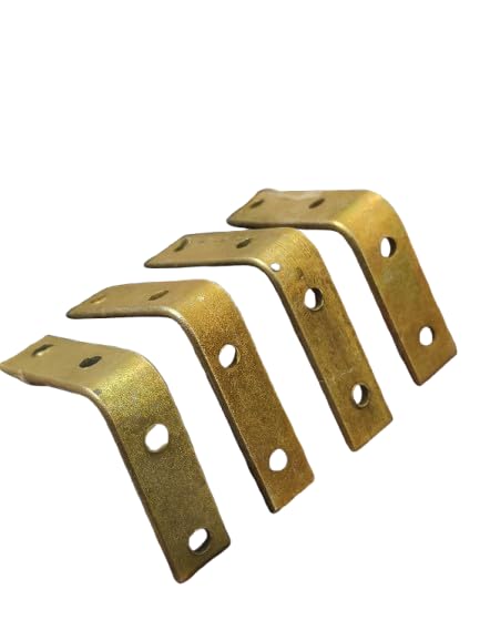 FTE L Angle Bracket for Reinforcing Chairs/Tables - Shelf Bracket 2x2 L Shape Bracket for Solid Shelf Support, Joint Right Corner Brace (2x2) Set of 4-image-7