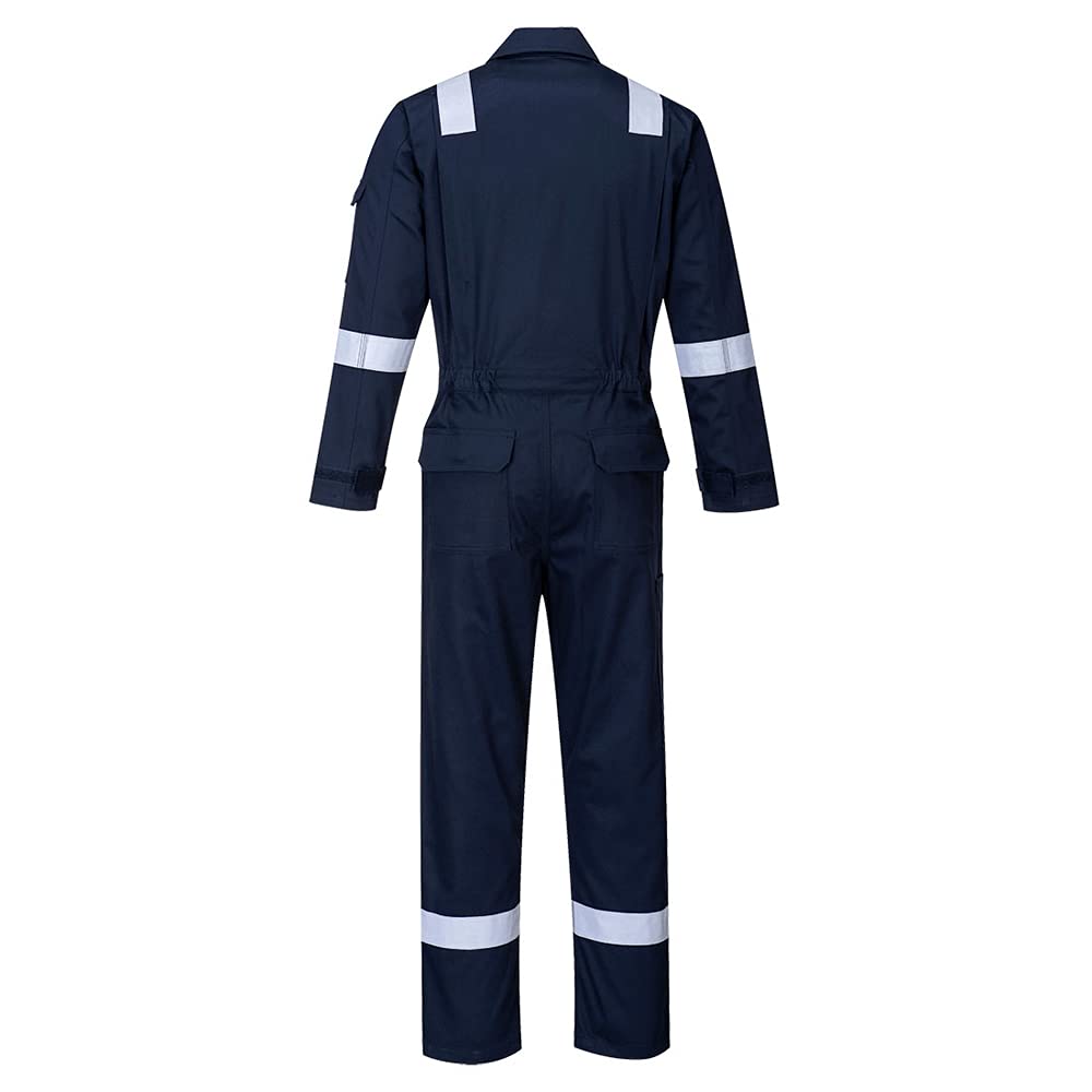 Portwest FR51 Kombinezon Bizflame Plus dla Kobiet, Granatowy, Regularny, Rozmiar XL