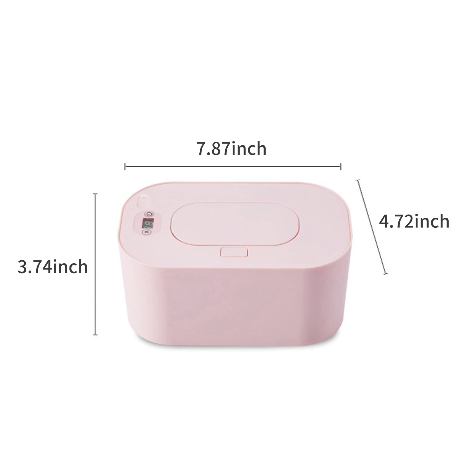 Chauffe-lingettes humides USB pour bébés, 10 W, 3 modes de température, chauffe-lingettes, température constante, grande capacité, portable pour les voyages à la maison