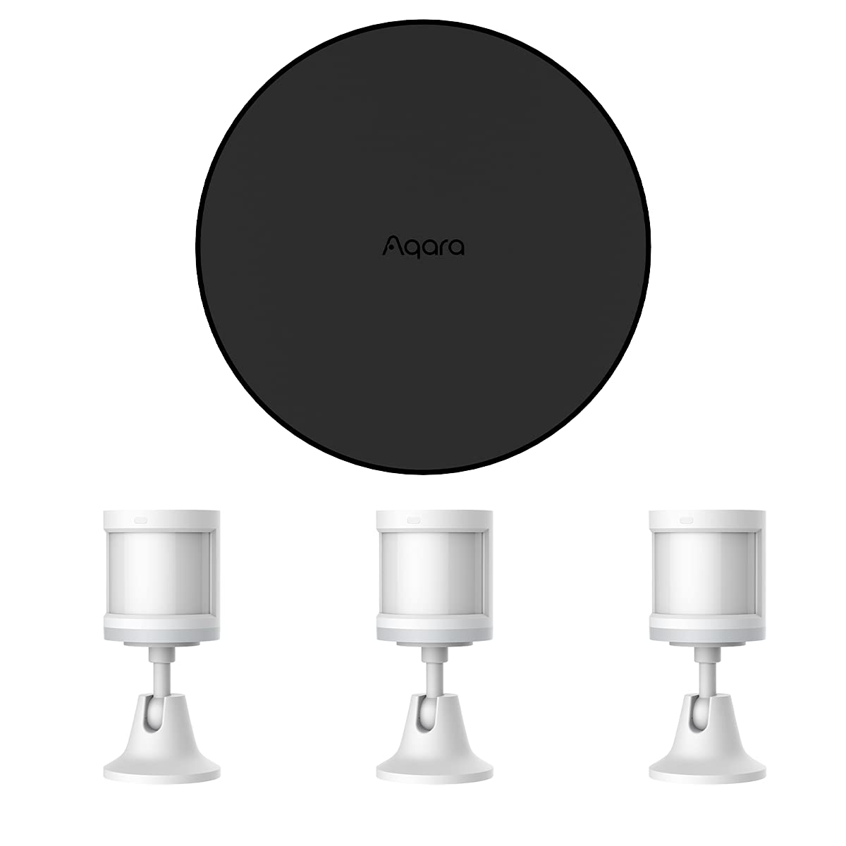 Aqara Smart Hub M2 Plus 3 Aqara Motion Sensor, Zigbee Connection, Alarm System, Remote Monitor and C