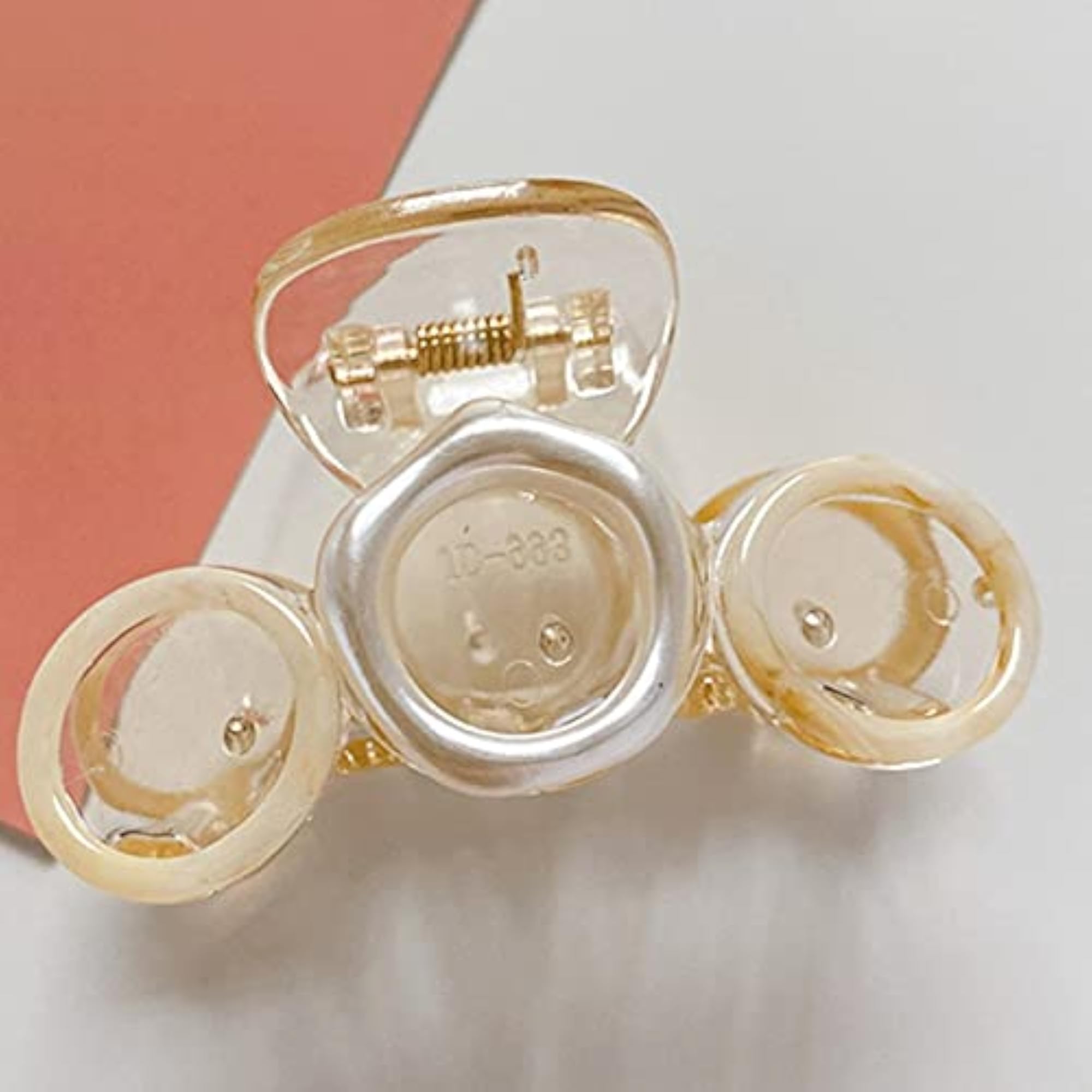 5PCS Elegant Strong Hold Clear Hair Clamp Clips