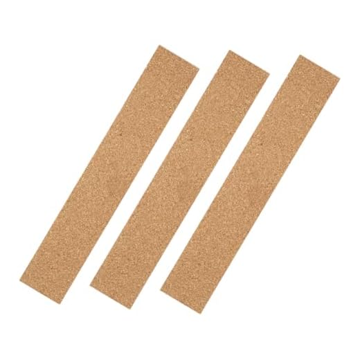 Lurrose 3 Uds Tiras De Corcho Autoadhesivas Sin Marco Tablón De Anuncios Foto Pared