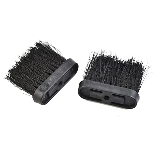 HOHOVYVY Lot de 2 recharges de Brosse de cheminée rectangulaire de Rechange, têtes de Brosse de Rechange pour cheminée, Balai de cheminée pour cheminée, cheminée,Mini poele a Bois(S