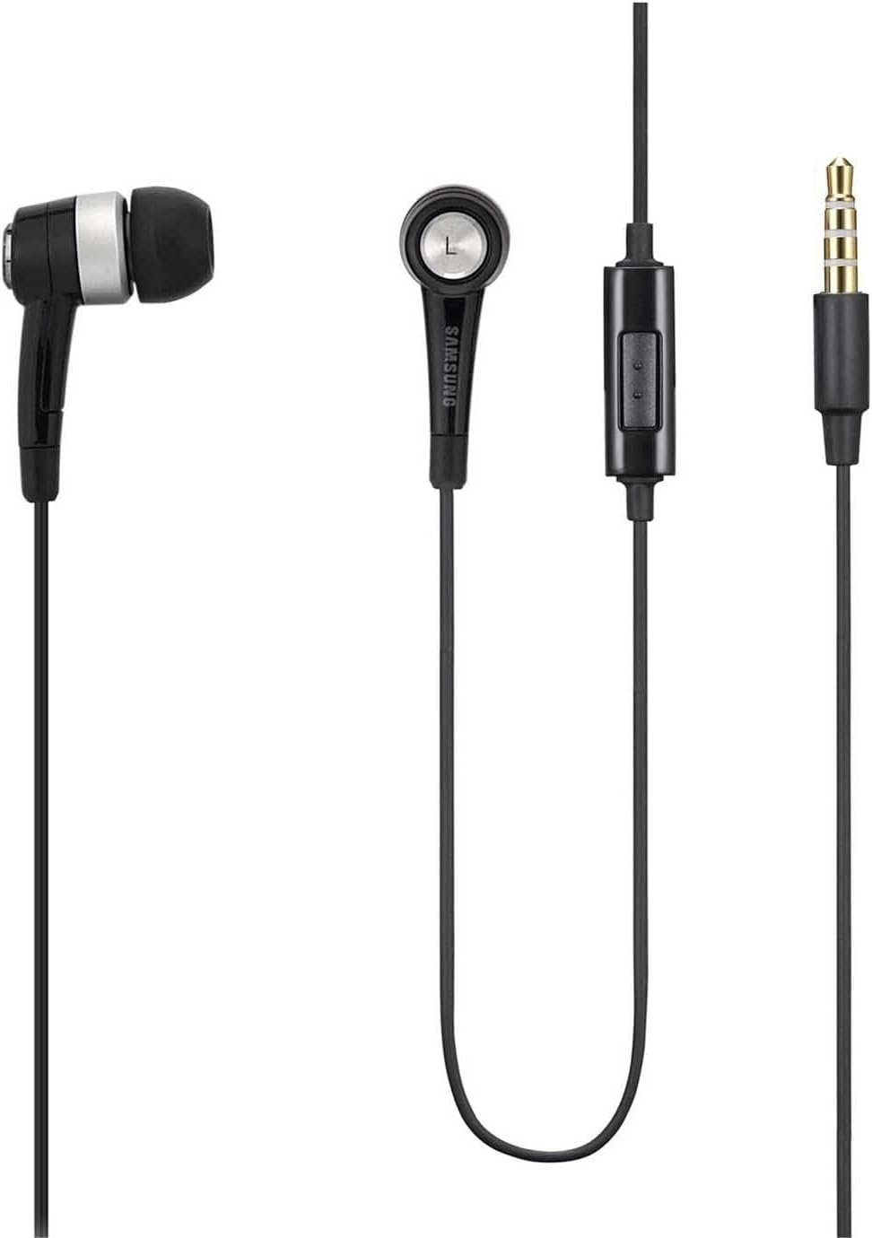 Genuine Samsung Black In-Ear Headset Headphone Handsfree Earphones EHS44ASSBE GH59-10443B for Samsung GT-i9100 i9100 Galaxy S II 2 SGH-T989 SGH-i777 Epic Touch 4G Galaxy Prevail Galaxy S 4G