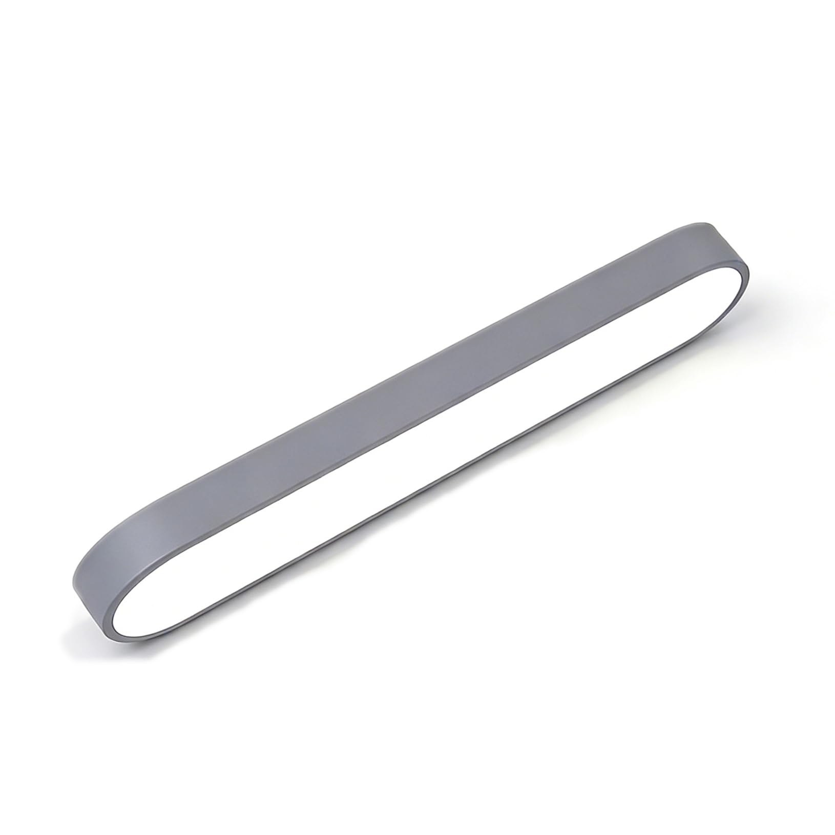 ANBTUKJ LED Linear Flush Ceiling Light CCT Dimmable Waterproof Lamp for Kitchen Hallway Laundry Garage, 50cm Gray