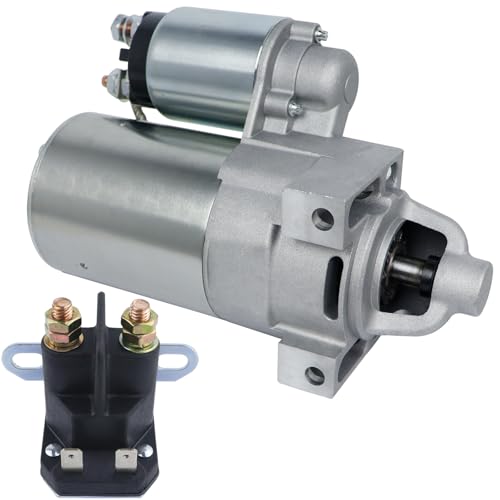 Starter and Relay para John Deere L130 miniatura 1