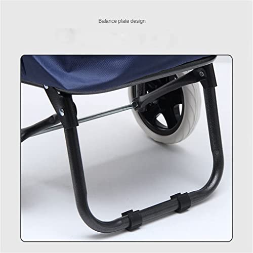 Einkaufstrolley Tragbarer Einkaufswagen-Trolley Auf Rädern, Zusammenklappbar, Einkaufstasche, Korb, Faltbar… – Bild 5