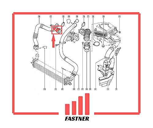 Tubo Di Ricambio Per Turbocompressore/intercooler, Compatibile Con Renault Laguna III 2.0 DCI