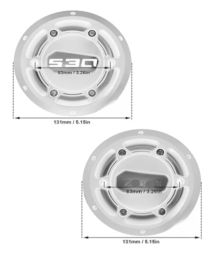 Cubierta estator Tmax 530 y 500 cárter protector motor para modelos 2004 a 2016 7
