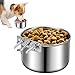 Hundekäfig-Wassernapf,Hundekistennapf - Hundebox Aus Edelstahl Zum Aufhängen Von Wasser- Und Futternäpfen - Hundenäpfe Für Trocken- Und Nassfutter Für Zwinger, Käfige Und Mehr, Zubehör