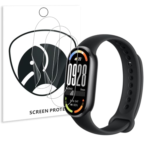 For Xiaomi Smart Band 10 �t�B���� �y3���Z�b�g�z Xiaomi Smart Band 10�p �ی�t�B���� TPU�f�� �_�炩�� �����ߗ� �S�ʕی� 24���Ԏ����C���Z�p �����x�^�b�` �C�A�[�� �w��h�~ ��ʕی�V�[�g