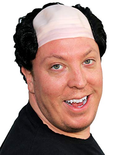 City Costume Wigs Balding Men's Wig Black One Size
