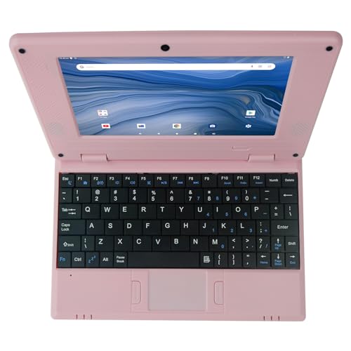CHIBBS 7" Inch IPS Screen Kids Laptop Computer Powered by Android 13.0 Operating System, 2gb Ram + 32gb Storage, 2* USB, Camera, Bluetooth, Wi-Fi + Customized Free Accessories- Pink - Image 5