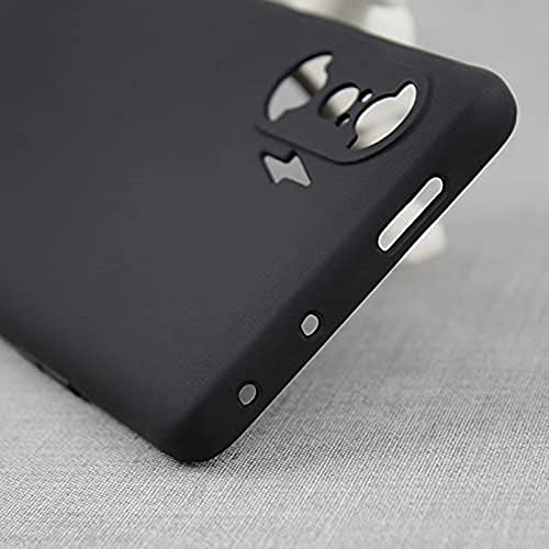 Image of Mobile Back Cover Case for Xiaomi Redmi Poco F3 (Silicone Case|CameraProtection|Black SC1510)
