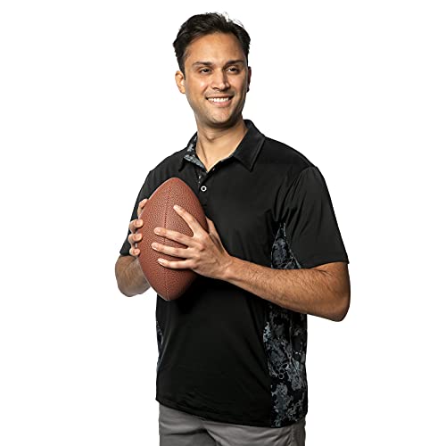 Sg Edge Men's Camouflage Polo Shirt, Black, Medium #TOP2