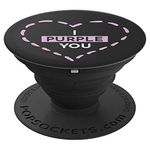 I Purple You Phone Grip Design for Kpop Fans PopSockets Grip and Stand for Phones and Tablets