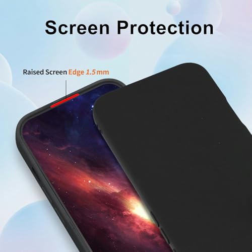 Image of for Xiaomi 17 Case Precise Camera Cutouts Soft TPU Shockproof Phone Cover - Black