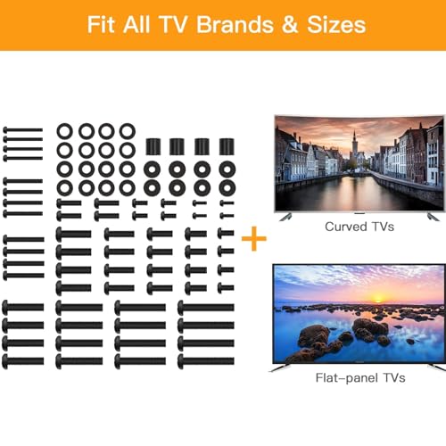 image for Perlegear Universal TV Mounting Hardware Kit Fits Most TVs up to 80 in
