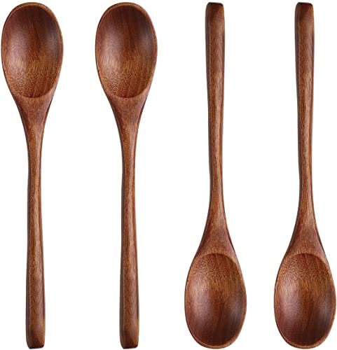 Long Handle Wooden Spoon For Mixing Coffee Tea Jam and