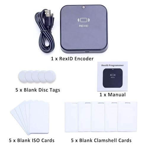 Lecteur RFID RexID Decoder 125 kHz encodeur de proximité pour carte d'accès format H10301 26 bits